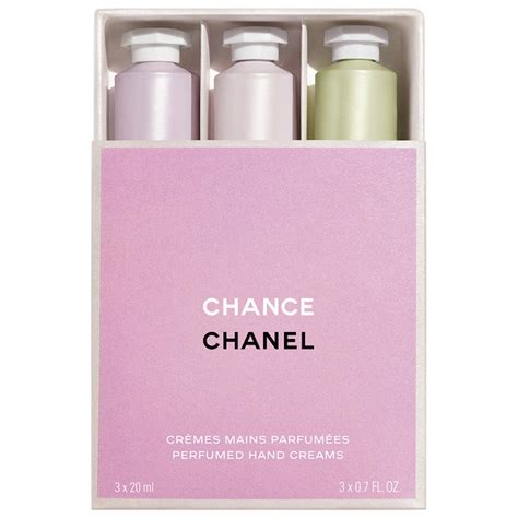 chanel chance hand cream trio|CHANCE Perfumed Hand Creams .